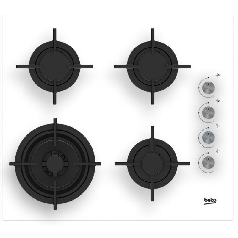 Beko HILW64122SW hobs Blanco Integrado 60 cm Encimera de gas 4 zona(s)