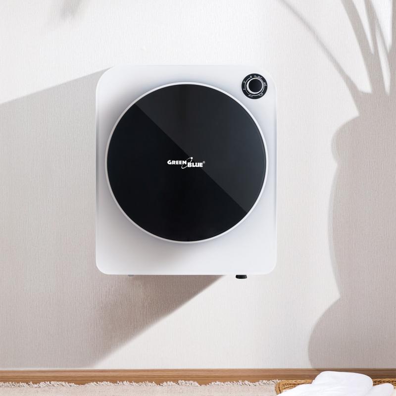 Green Blue GB410 Secadora Eléctrica de Carga Frontal, Capacidad 3 kg, 830 W, Clase C, 5 programas, Dimensiones Compactas 49,5 x 