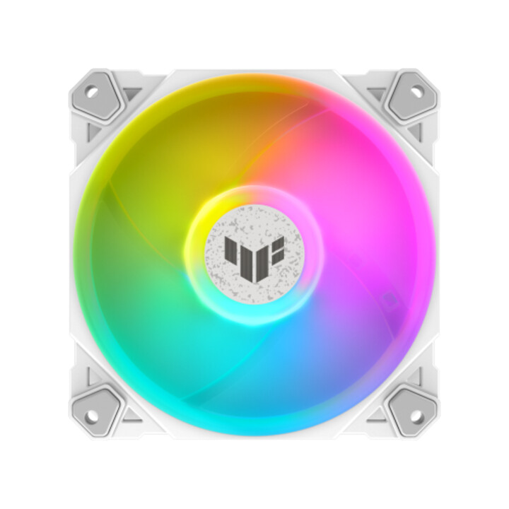 Refroidisseur d air pour boîtier d ordinateur Asus Tuf Gaming TF120 Argb White Edition 12 cm blanc 1 pc(s)