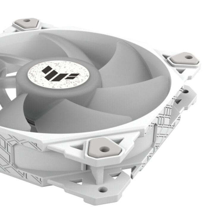 Asus Tuf Gaming Tf120 Argb White Edition Computer Case Air Cooler 12 Cm White 1 Pc(s)