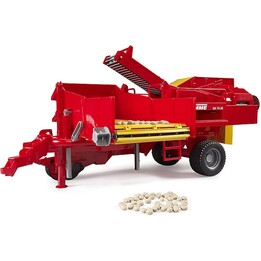 Grimme potato harvester