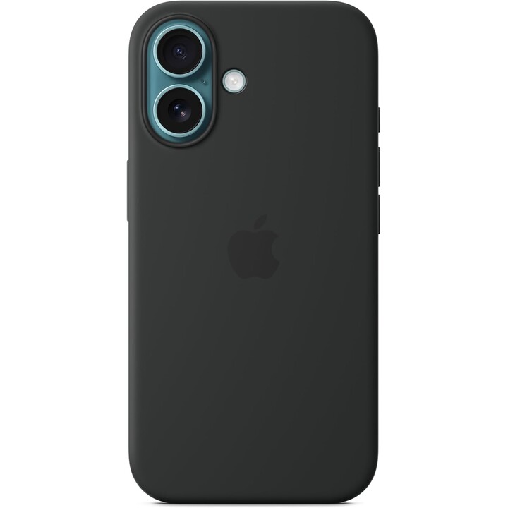 Apple iPhone 16 Silicone Case with MagSafe - Black