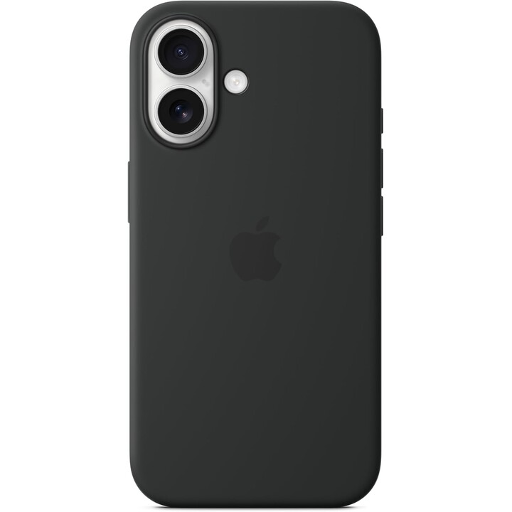 Apple iPhone 16 Silikonhülle mit MagSafe – Schwarz