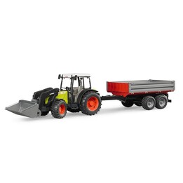 Bruder Claas Nectis 267 F trator com carregador frontal e reboque basculante