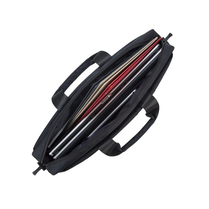 Rivacase Biscayne 39,6 cm (15.6") Bandolera Negro