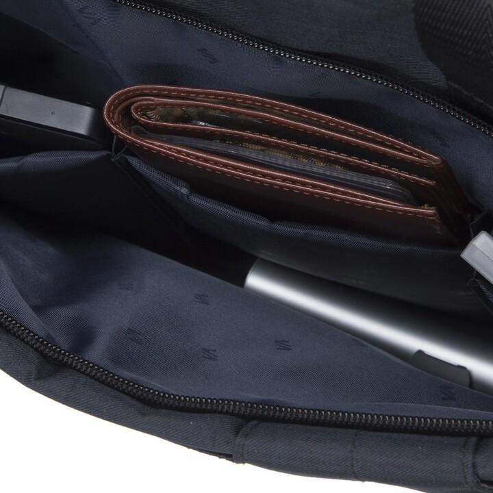 Rivacase Biscayne 39,6 cm (15.6") Bandolera Negro