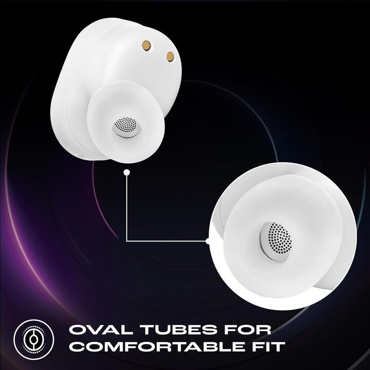 Écouteurs JBL Tune Buds, Bluetooth et sans fil, résistants à l'eau et antibruit, blancs