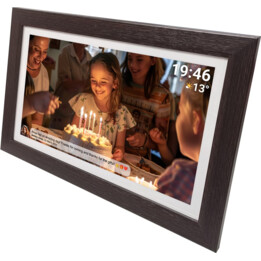 Denver Photo Frame with FRAMEO FHD 15.6" 8GB dark wood