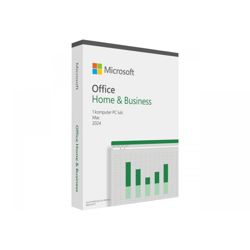 Microsoft® Office Home and Business 2024 Polish EuroZone 1 License Medialess, Polaco