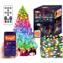 Luces Arbol Navidad Tira LED INTELIGENTE WIFI TUYA 20m USB