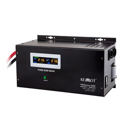 Unterbrechungsfreie Wandstromversorgung KEMOT PROsinus-2200 Wandwandler mit reiner Sinuswelle und Ladefunktion 12V 230V 2200VA/1