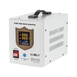 Fonte de alimentação ininterrupta conversor KEMOT PROsinus-500 com onda senoidal pura e função de carregamento 12V 230V 500VA/30