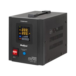 Rebel POWER-800 Unterbrechungsfreie Stromversorgung - Wandler mit reiner Sinuswelle und Ladefunktion 12V 230V 800VA/500W