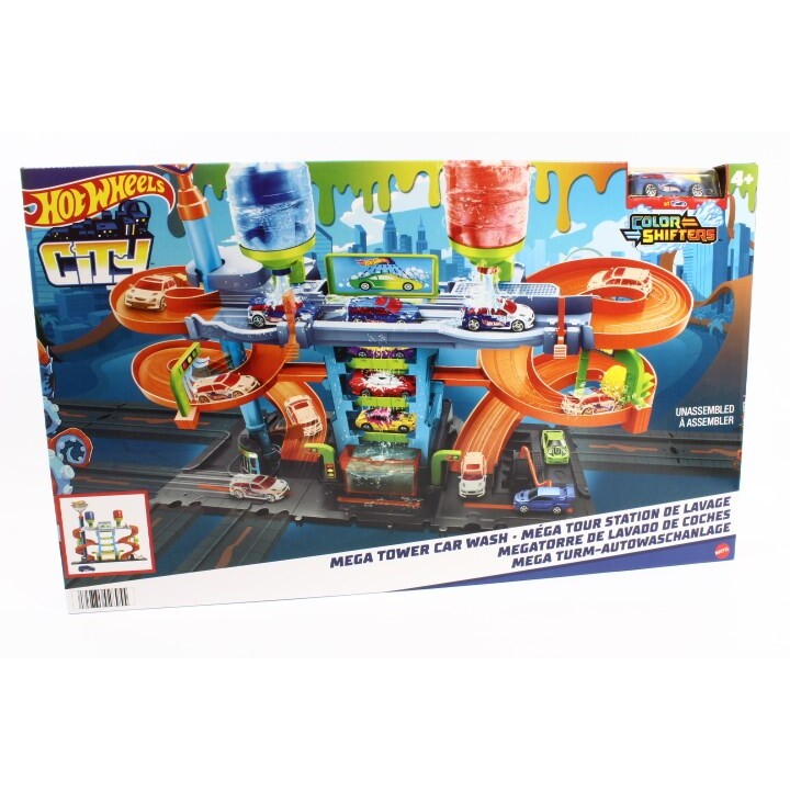 Hot Wheels City Mega Turm-Autowaschanlage