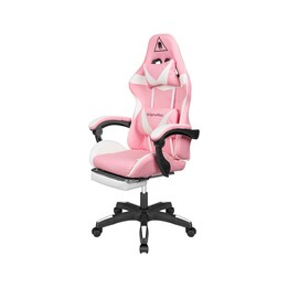 Cadeira Gaming Kruger&Matz GX-150 Branco-Rosa