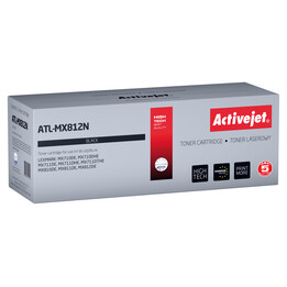 Activejet Cartucho de tóner ATL-MX812N para impresoras Lexmark; reemplazo de Lexmark 62D2000; Supreme; 6000 páginas; negro