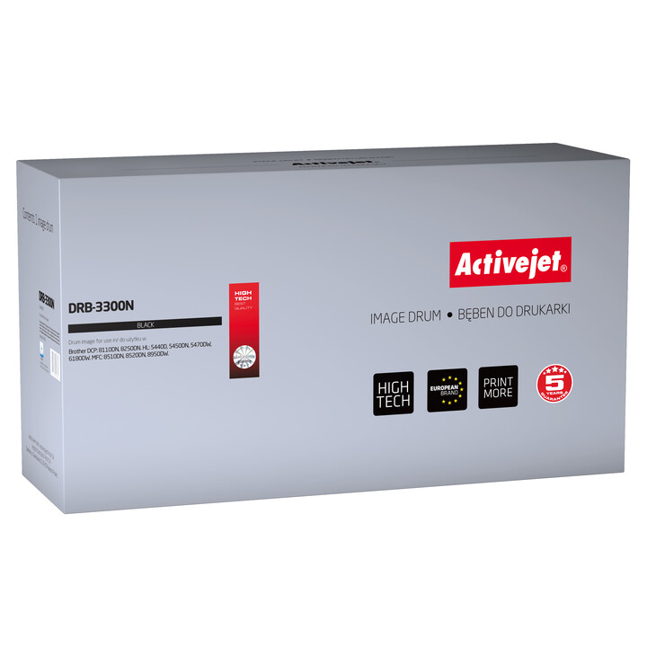Activejet Drum DRB-3300N (Brother DR-3300 replacement; Supreme; 30,000 pages; black)