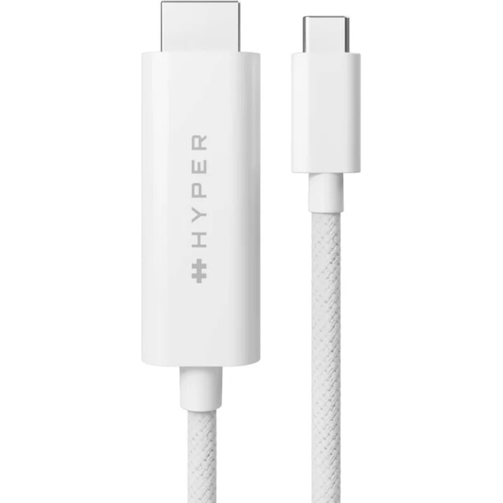 4k usb-c to hdmi cable - white