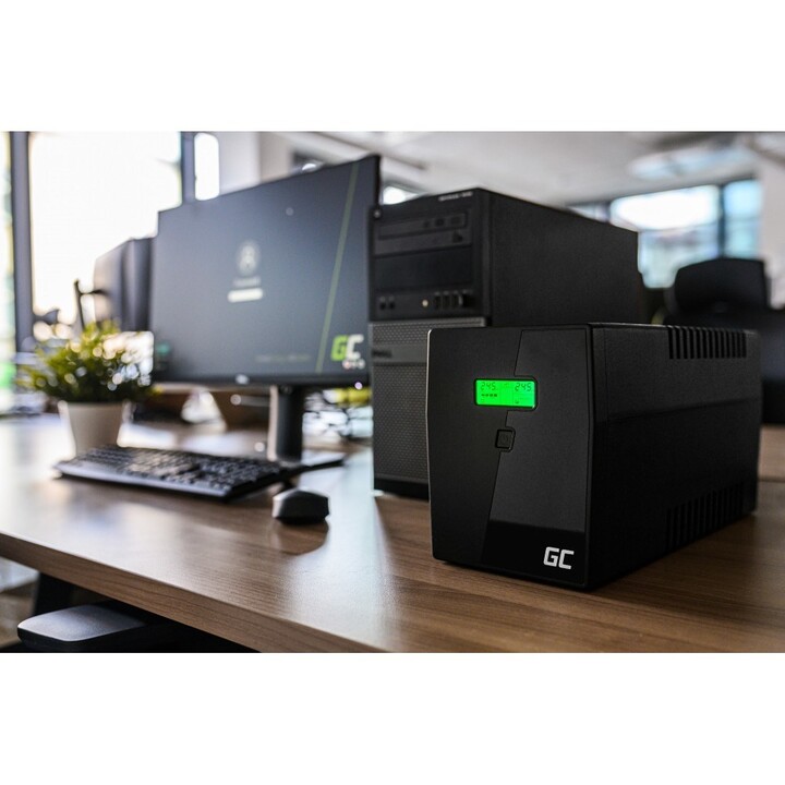 Green Cell UPS09 Unterbrechungsfreie Stromversorgung (USV) Line-Interaktiv 3 kVA 1400 W 5 AC-Ausgänge