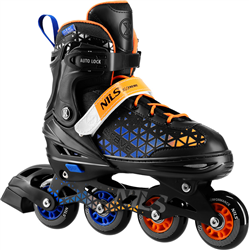 NH18190A PATTINI IN LINEA BRAVE 4in1 BLU-ARANCIONE TAGLIA M. L(39-43) CON YM. 