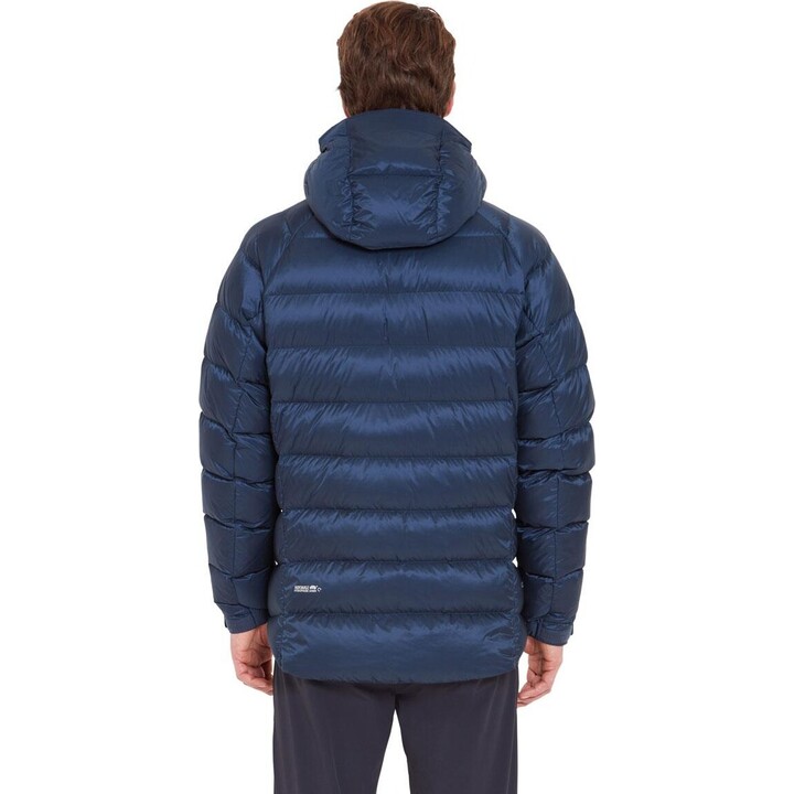 Rab, Glaceon Pro, Technical mountain down jacket, Size L, Tempest Blue