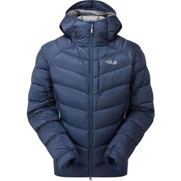 Rab Glaceon Pro Chaqueta pluma técnica montaña Talla L Tempest Azul