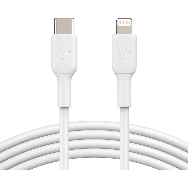 Belkin USB-C-Stecker/Lightning-Stecker-Kabel, 1 m, weiß