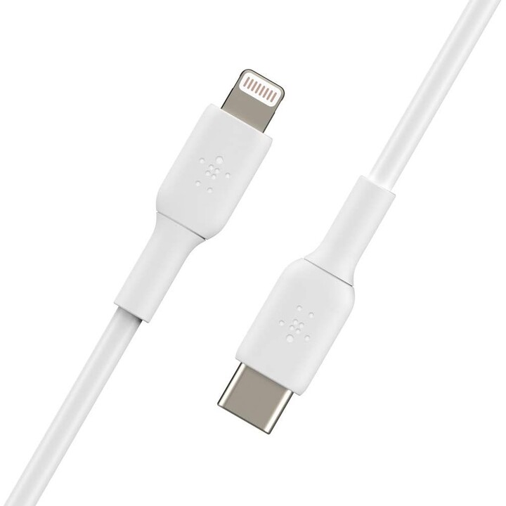 Belkin USB-C-Stecker/Lightning-Stecker-Kabel, 1 m, weiß