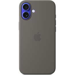 Apple Silikonhülle mit MagSafe für iPhone 16 Plus – Steingrau