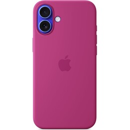 Coque en silicone Apple iPhone 16 Plus avec MagSafe - Fuchsia