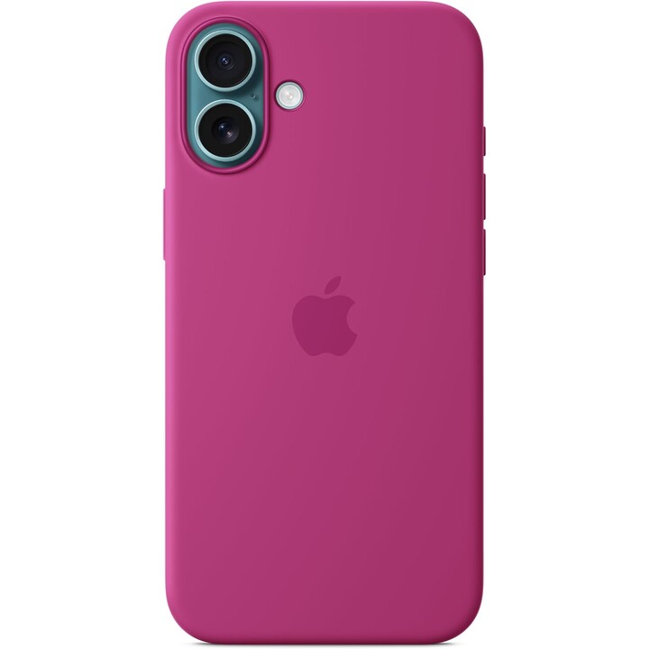 Apple iPhone 16 Plus Silicone Case with MagSafe - Fuchsia