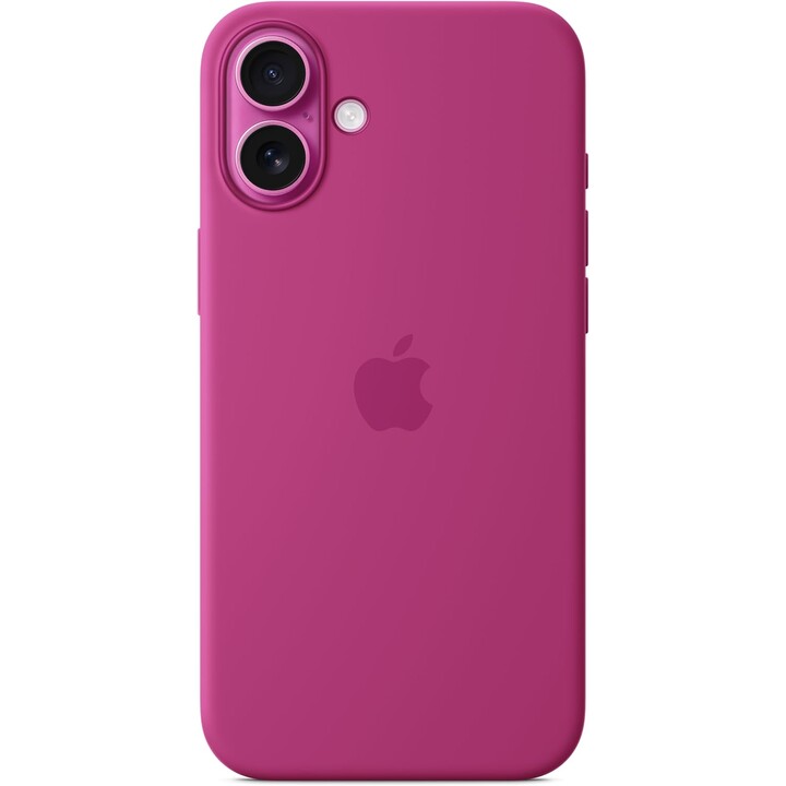 Apple iPhone 16 Plus Silikonhülle mit MagSafe – Fuchsia
