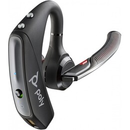 POLY Voyager 5200 UC USB-A Auriculares+BT600 Dongle TAA Gancho para la oreja inalámbrico Oficina/Centro de llamadas MicroUSB Blu