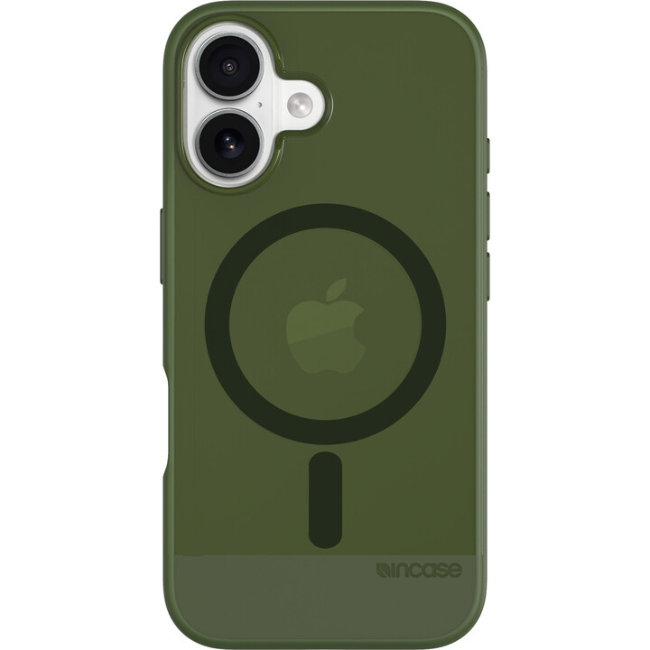 Incase Slim Case MagSafe Hülle für iPhone 16, Highland Grün