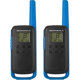Talkie-walkie Motorola Mobility T62, bleu/noir, 2 pièces
