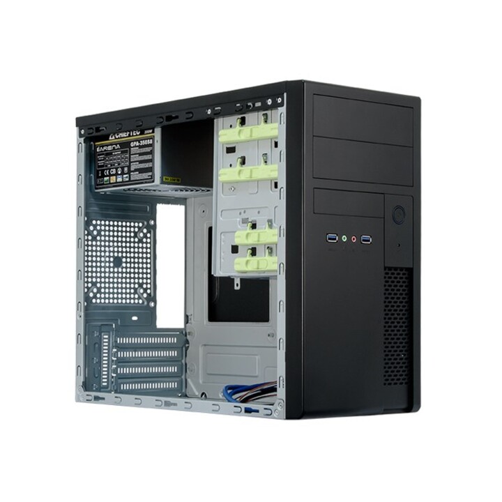 Chieftec XT-01B-350GPB Mini Tower Computer Case Black 350W