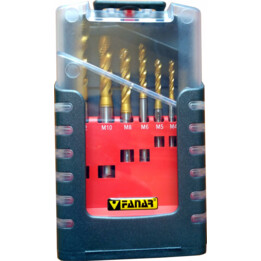Fanar ZP-8, Gewindebohrer- und Bohrer-Set HSSE, Grau