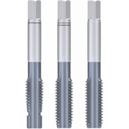 Fanar M12 macho DIN-352 HSSE-PM TICN para materiales de alta dureza hasta HRC40, Gris oscuro