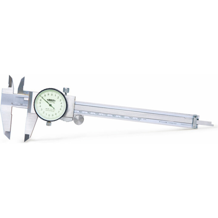 Insize 1312-150A, Dial Caliper 150mm, Precision, Silver