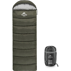Saco de dormir u350 NH20MSD07-exército verde-direita NATUREHIKE