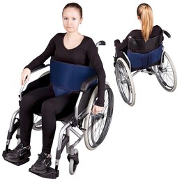 SECUBACK III, Stabilizing Belt for Strollers with Secure Fastening and Support System, Black