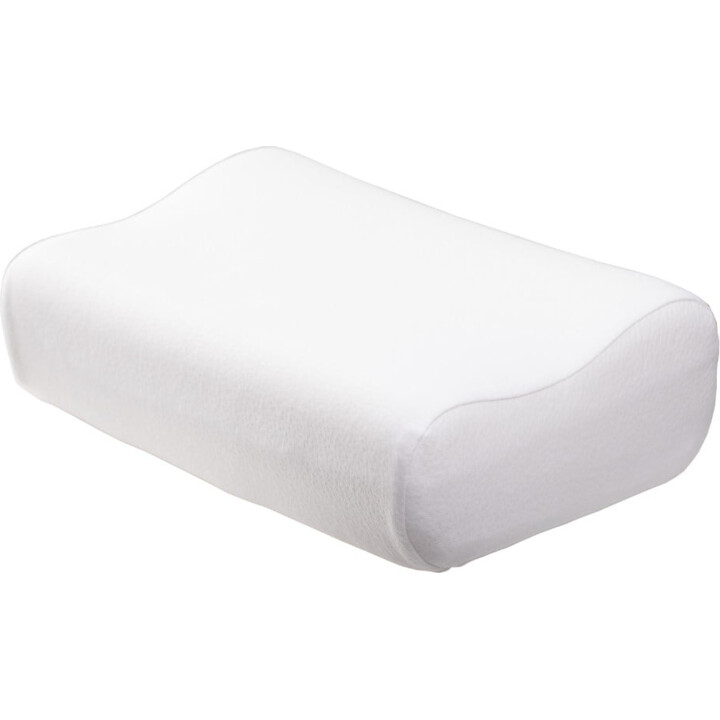 Morpheus, Almohada Ortopédica Clásica con Espuma con Memoria para Apoyo y Descanso Cervical, Blanca