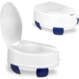 Reha Fund RF-871/11 raised toilet seat with lid white