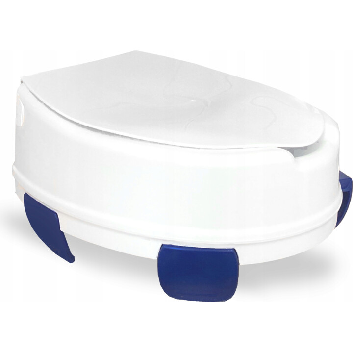 Reha Fund RF-871/11 asiento de WC elevado con tapa blanco
