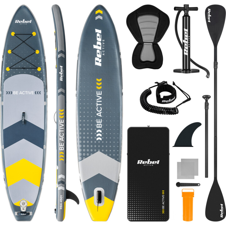 Tabla SUP REBEL ACTIVE con asiento 350x81x15, juego RBA4501