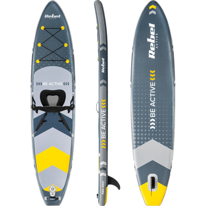 Tabla SUP REBEL ACTIVE con asiento 350x81x15, juego RBA4501