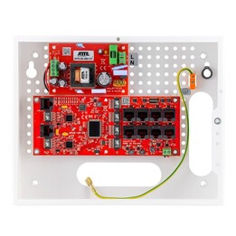 ATTE IP-8-20-E kit for 8 IP cameras, 8P+2G PoE switch, white