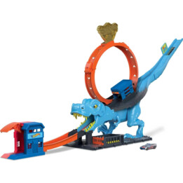 Hot Wheels City T-Rex Chomp Down, coffret de jeu