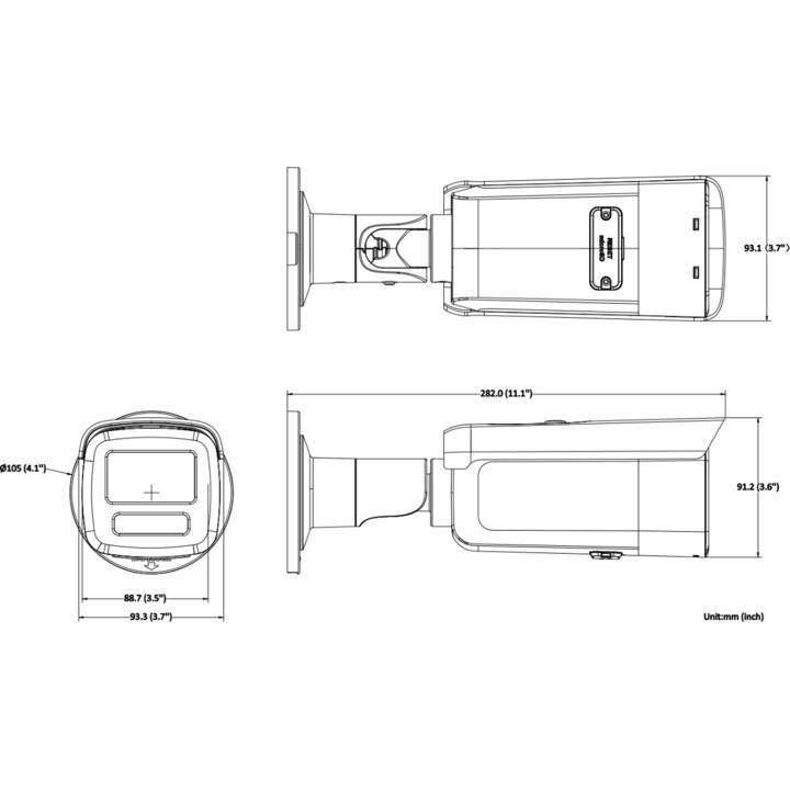 Câmera IP Hikvision Ds-2cd2t66g2h-4i(2,8 mm)