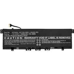 Coreparts 15.4v 3400mah 52wh laptop battery for hp